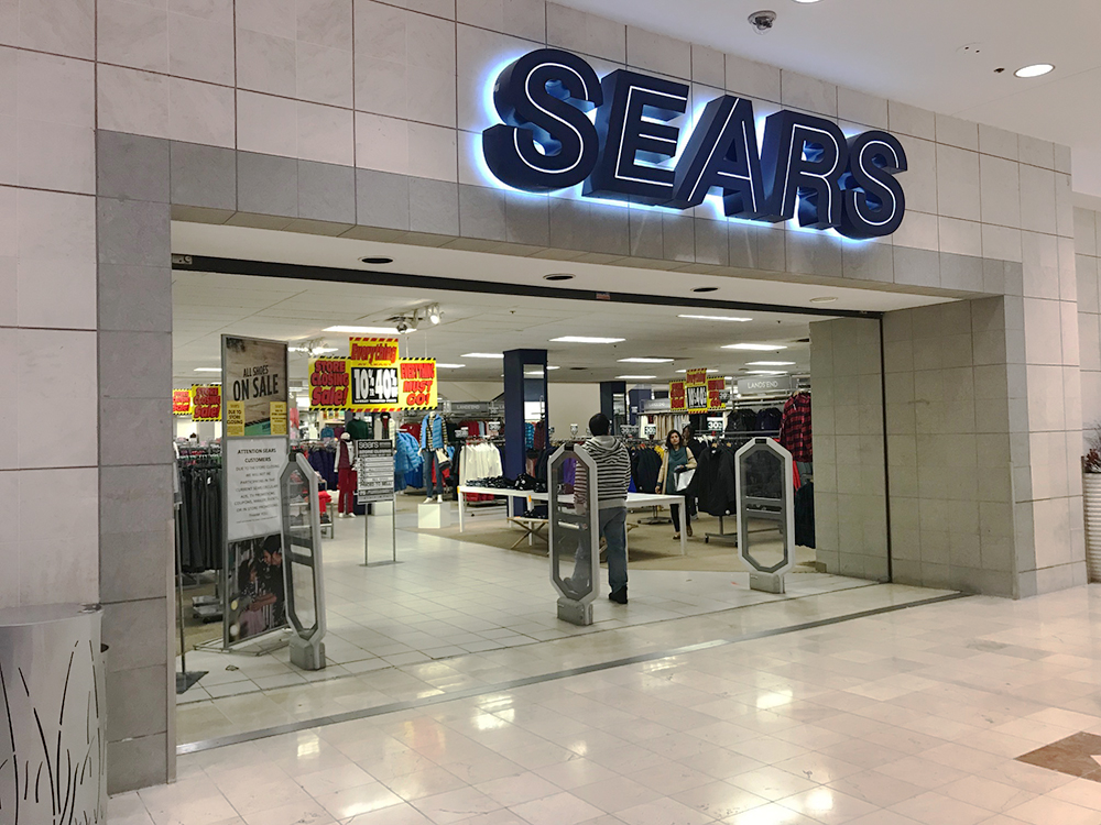 A Sears store entrance